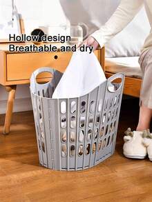 Foldable Laundry Basket With Handles, Large Capacity Clothes Hamper & Plush Toy Storage Bin, Collapsible Dirty Clothes Organizer For Bedroom/Laundry Room, Space-Saving Wall Mountable Storage Container - Perfect For College Students, Moms, Small Apartments (Mother's Day/Back To School Season) - Multicolor - View 4
