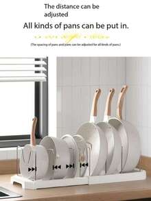 1 pieza de estante extensible para cajón de cocina, diseño deslizante ahorra espacio, con estante ajustable para tapas de ollas, puede almacenar eficientemente la vajilla en encimeras y armarios, árbol de Navidad, copo de nieve, alce