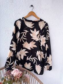 Dune Cardigan Kimono - Patrón negro - Ver 2