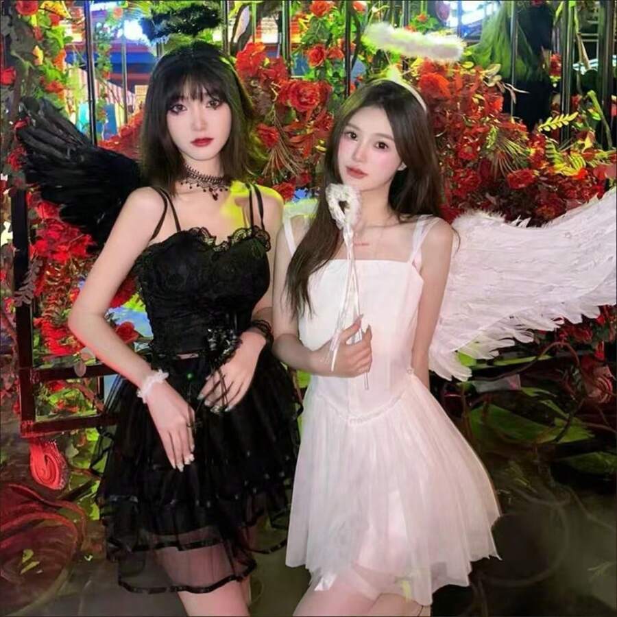 Colorful Feather Angel Wings Costume Prop For Adults, Suitable For Halloween, Cosplay, Photography, Performances