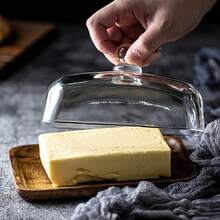Vintage Acacia Wood Butter Dish - Perfect For Wedding Cakes, Snacks & Fruit | Ideal Kitchen & Restaurant Accessory