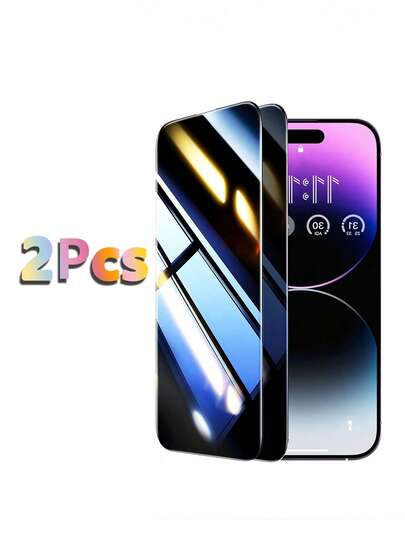 CSDZ 2 confezioni regalo per compleanni, famiglia, amici. Protezione schermo in vetro temperato anti-spia, compatibile con 16 Pro Max. Protezione schermo in vetro temperato con bordo nero, essenziale per protezione schermo, adatto per uso quotidiano, ufficio, casa. Impermeabile, antiurto, anti-graffio.