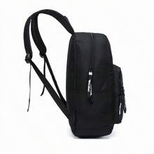 Mochila Masculina Escolar Spector Casual Juvenil Resistente Camuflada - Preto e Camuflado - Visão 3