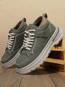 Pantofi de de lucru pentru bărbați, mărimi mari, cizme din piele, pantofi de drumeție, adidași casual cu talpă joasă, pantofi sport pentru exterior, pantofi de timp liber, pantofi de lucru, pantofi cu talpă joasă, ghete de lucru, ghete de exterior, ghete de drumeție, verde