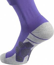 APTESOL Calcetines de fútbol hasta la rodilla - 3-Pares de Morado-A - Ver 8