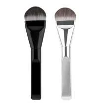 1/2/3/4 pezzi Pennelli per fondotinta, Pennello piatto ultra sottile per fondotinta, Pennello tondo per contouring del viso, Pennello piatto per contouring, Multiuso
