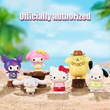 Sanrio 花车游行系列积木套装 - 学生益智玩具、生日礼物、Hello Kitty 和 Kuromi 积木；Sanrio 的可爱超级明星邀请您一起来（日光浴 - Hello Kitty） - 彩色 - 查看 9