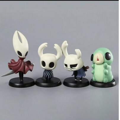 6pcs Hollow Knight Action Figures - Hornet, Zote, Grub Creative Cartoon Game Figurines, Desktop Decoration Collectibles - Birthday Gift, Christmas Gift, Halloween Gift