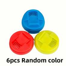 6 Leak Proof And Reusable Soda And Beer Can Lids - Covered With Beverage Lids, Suitable For Carbonated Drinks, Juices - Perfect For Grilling And Outdoor Cooking, Family Dinner Supplies, Party Supplies