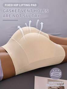 [Shaping Pants] High Waist Body-Shaping Pants | Solid Colors, Daily Shaping For Women - 淺米色 - 查看 4