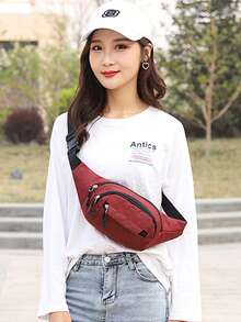 Waist Bum Bag Men Women Fanny Pack Holiday Travel Money Belt Pouch Wallet Unisex