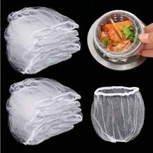 Bộ 500/400/300/200/100/30 túi lọc rác bồn rửa nhà bếp, túi thu gom rác thải bồn rửa nhà bếp, ngăn ngừa tắc nghẽn, túi lọc rác bồn rửa nhà bếp lưới mịn, có thể tái sử dụng và dùng một lần, dễ dàng vệ sinh, thiết bị bảo vệ đường ống thoát nước nhà bếp và phòng tắm. - trắng - Xem 6
