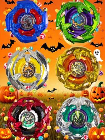 2 pièces Ensemble de jouets Toupie Bey X avec lanceur à cordon, lanceur rouge/noir/bleu avec une seule toupie BX, cadeau de fin de semaine, cadeau surprise