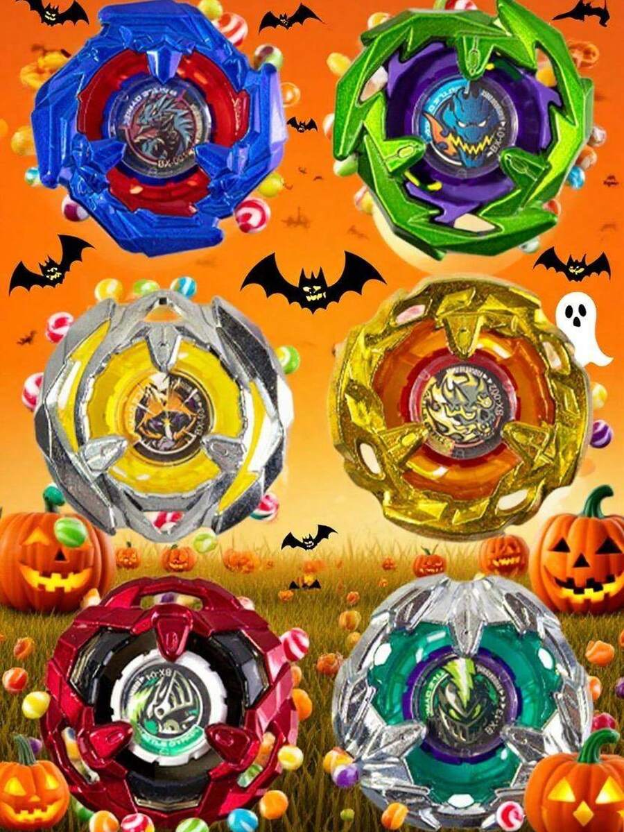 2pcs Bey X Spinning Top Toy Set With Pull Cord Launcher, Red/Black/Blue Launcher With Single BX Spinning Top, Weekend Gift, Surprise Gift