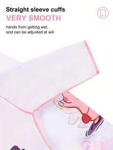 Kids Hooded Raincoat - EVA Lightweight Breathable Poncho, Cartoon Fun Loose Design, All-Season Rainy Outdoor Daily, Easy Wash - Multicolor - View 8