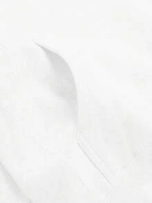 Women's Pullover Hoodie (Fleece Style, Drawstring) | Vertical Letter Print JESUS With Slogan | Modern Christian Style | Drawstring Design | Loose-Fit | Winter Essential - White - View 4