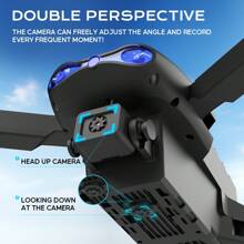 AXNEN Nuevo modelo E99/K3 Mini Drone plegable doble, equipado con un quadcóptero, estabilizador de vuelo con flujo óptico y cámaras duales HD, diseñado específicamente para principiantes. Es un dron asequible y de alta calidad, utilizable tanto en interiores como en exteriores - un regalo perfecto para Navidad, Acción de Gracias y Halloween.