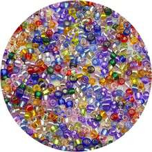400 颗/36 克 4 毫米玻璃种子珠，23 种鲜艳颜色，高品质圆形散珠，适用于珠宝制作、DIY 耳环、手链、工艺品 - 4mm米珠 - 查看 17