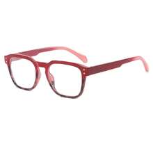 1pc Square Reading Glasses, +100°-+400° Magnification Options, Frame Colors, Stable & Comfortable Fit, Practical & Stylish For Daily Use By Middle-Aged And Elderly
