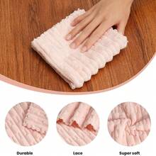 Kitchen Dish Cloths,Super Absorbent Coral Velvet Dish Towels,Quick Drying Kitchen Towels No Lint Dish Rags,Reusable Household Microfiber Cleaning Cloth,12X12 Inches(12 Pack,Pink),7324590 - 粉色 - 查看 2
