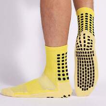 10/6/4/1 Pair, Anti-Slip Dispensing Mid-Calf Football Socks, Sport Socks With Enhanced Grip - Moisture-Wicking, Breathable Fabric - Non-Slip Soccer Ideal For Football, Basketball & Running, Grip Socks For Enhanced Control, Premium Football Accessories & Must-Have Soccer Accessories For Players