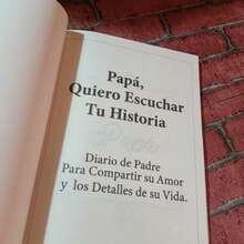 Papá quiero escuchar tu historia autor Jeffrey Mason libro de recuerdos familiares edición especial tapa dura ideal para regalar recopilar memorias estilo narrativo inspirador - Libro único - Ver 3
