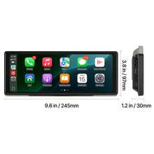 Wireless Car Stereo, 10-Inch HD Portable Radio Touch Screen Compatible With Apple CarPlay And Android Auto, CarPlay Screen For Car With Voice Control, Mirror Link, Bluetooth, GPS Navigation - 10 inch - Xem 10