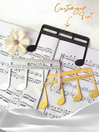 Soporte personalizado para páginas de música - Agrega diversión a tu música - Regalos personalizados para músicos, regalo para estudiante, regalo para padre, regalo para novio, soporte de página de acero para música, regalo para profesor de música, regalo único para papá, regalo de música grabado, regalo de música para mamá, regalo para guitarrista, regalo para maestro de música, soporte de página de plata, regalo para músico, regalos personalizados, soporte de página