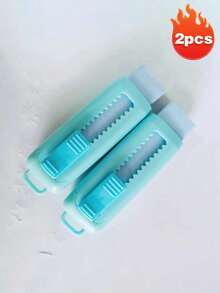 4pcs Vibrant Macaron Color Retractable Erasers - Creative Cartoon Design, Durable Rectangular Shape, Smooth Sliding, Ideal For Learning & Office Stationery, Multiple Colors Available, Suitable For School Supplies And Back To School Season - Multicolor - View 20