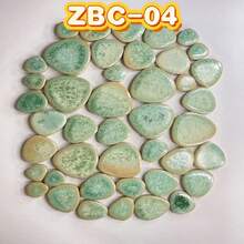 200g/7,05oz Carreaux de mosaïque en céramique de couleurs assorties, morceaux de mosaïque en céramique ovale de tailles mixtes, convenant pour les artisanats DIY, les œuvres d'art murales en mosaïque, les escaliers, les piscines, les décorations intérieures et extérieures