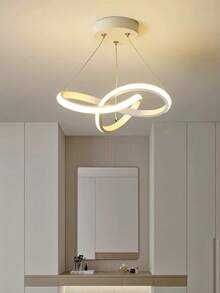 Lámpara colgante LED de brillo ajustable de 3 colores, diseño minimalista moderno, adecuada para sala de estar, isla de cocina, dormitorio, pasillo, comedor, balcón, escalera y decoración de bar de hotel de lujo