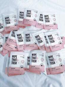 5/10/20/60片装便携式单片湿巾，独立包装，男女通用抗菌湿巾，厕纸湿巾，小巧便携，旅行湿巾 - 彩色 - 查看 5