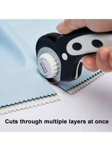 45mm Rotary Cutter With 5 Replacement Blades, Ergonomic Handle With Lock Function, Suitable For Fabric, Leather, Crafts, Sewing, Quilting, Usable For Both Left And Right Hands - Multicolor - View 8