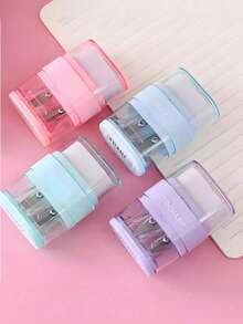 2 in 1 Gomma Multifunzionale con Temperamatite, Gomma per Studenti, Gomma Creativa - Gomma Pulita, Compatta e Pratica, Facile da Pulire, Buona Flessibilità - Temperamatite Portatile a Doppio Foro, Regalo Originale Adatto per Studenti, Forniture Scolastiche, Rientro a Scuola, Regali per le Feste, Forniture per Ufficio, Ideale per Matite, Gomme, Ufficio, Scrittura, Pittura, Lettura