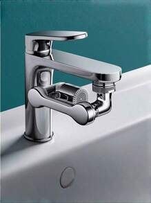 1 件通用水龙头延长器 1080° 旋转、防溅罩、起泡喷嘴、机械臂，适用于厨房和浴室，耐用性更长（1080° 双模式） - 彩色 - 查看 6