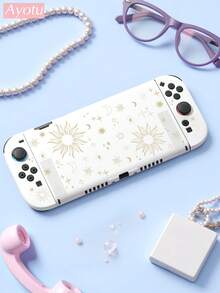Ayotu 2025 New Model 2 Series Cosmic Pattern Game Console Shell & Accessories Set, Suitable For 7.9-Inch Switch 2 Protective Case. The Set Includes A Protective Case, Storage Bag, Base Shell, Game Console Dust Cover, Game Card Case, Joy-Con Controller Cover, And Other Optional Accessories. It Is The Best Choice For Schools, Birthdays, And Gaming Enthusiasts. - Multicolor - View 8