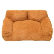 SUNFIONA 猫沙发床 - 四季宠物沙发，猫床，舒适毛绒沙发，适合秋冬季节，适合室内猫和小型犬，舒适的家居装饰，猫沙发床，现代宠物家具，耐用宠物家具