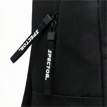 Mochila Masculina Escolar Spector Casual Juvenil Resistente Camuflada - Preto e Camuflado - Visão 8