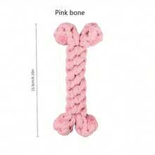 4pcs Dog Toys Set, Woven Rope Knot Toys, Puppy Chew Toys For Teeth Cleaning & Grinding, - Multicolor - View 5