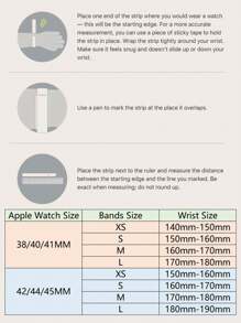 1pc Apple Single Loop Woven Nylon Watch Band, Soft Elastic Breathable Sports Strap Compatible With 38mm 40mm 41mm 42mm 44mm 45mm 49mm Ultra SE/Series 9/8/7/6/5/4/3/2/1, Rainbow