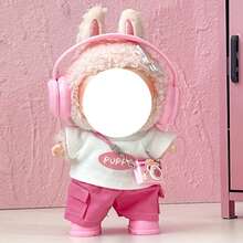 Ubranka dla lalek , świąteczne stroje dla lalek o wzroście 15,01-16,99 cm, urocze akcesoria do lalek Q Edition, interaktywne prezenty, świąteczne stroje dla lalek (lalka nie jest dołączona)