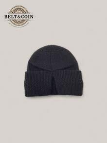 Beautiful Plain Knit Hat With 3D Weave And Faux Pearl Details In A Geometric Pattern. Versatile And Perfect For Any Style. Thick And Warm, This Lovely Winter Hat Is Perfect For Outdoor Activities. Handmade, This Stylish Hat Is Perfect For Keeping Warm In Winter And Fall/Winter.