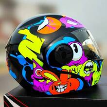 Casco Moto  Abatible Infantil Certificado Niña Niño - Negro1 - Ver 8