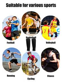 5 paia di ginocchiere professionali in maglia, accessori protettivi sportivi unisex per calcio, basket e altre attività