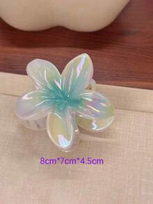 1pc/3pcs Iridescent Daisy Flower Claw Clips, Ombre Hair Clips, Fashion Hair Claw Suitable For Beach Vacation, Photo Shooting, Daily Wear Hair Accessories Autumn Hair Clutch Fall Fashion Hair Claw Winter
