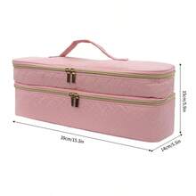 Shark Flex Style Portable Bag, Shark Hairdryer Portable Double-Layer Storage Bag, Double-Layer Partition Large Capacity Zipper Closure, Fashion Minimalist Style, Hairdryer Portable Travel Storage Bag, Necessary For Home Salon Stylists | Recommended Holiday Birthday Gift, Waterproof And Scratch-Resistant, Portable Handle, Internal Fixing Strap, Universal Design, Multi-Function Accessory Compartment, Christmas, New Year, Valentine's Day Gift, Travel Companion