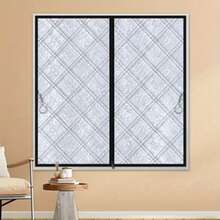 Zipper, Warm Winter Curtains, Heat-Insulating And Windproof Sealed Windows, Sound Insulation, Light Shielding, Screen Windows - Silver - View 5