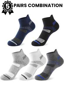 30 双男女通用船袜，柔软透气舒适踝袜，防摩擦男士吸汗运动休闲低帮浅口短袜，适合骑自行车、跑步、旅行、徒步旅行、登山......