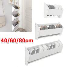 Length Wall Mounted Shoe Rack - Shoe Rack Drain And Moisture-Proof - White - View 3