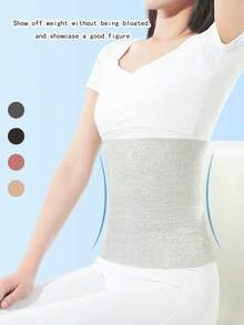 1件德国天鹅绒护腰腹部保暖男女通用护腰腹部细腰带腰部训练器运动腰带塑身腰带 - 多色 - 查看 1